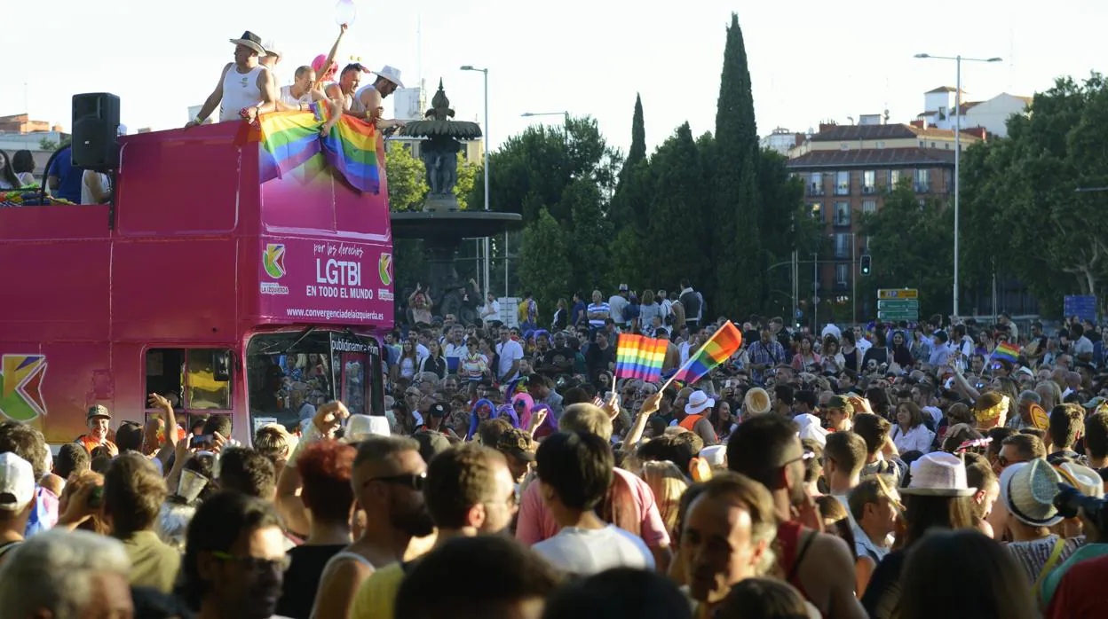 Una de las últimas ediciones de la fiesta del Orgullo Gay en Madrid