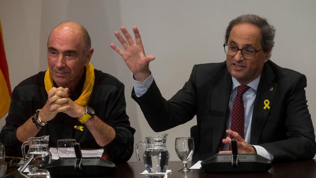 Torra y dos consejeros catalanes estarán presentes en el inicio del juicio del «procés»