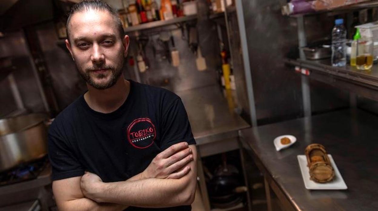 Javier Ugidos, del restaurante Tobiko, situado en el barrio de Buenavista