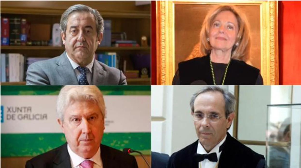 Los fiscales del «procés»: Javier Zaragoza, Consuelo Madrigal, Fidel Cadena y Jaime Moreno