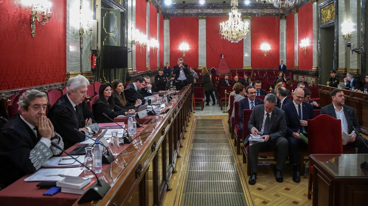 El juicio del «procés», en directo: finaliza la segunda jornada y Junqueras declarará mañana