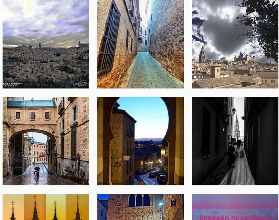 Imágenes que optan en Instagram al concurso «Toledo Enamora»