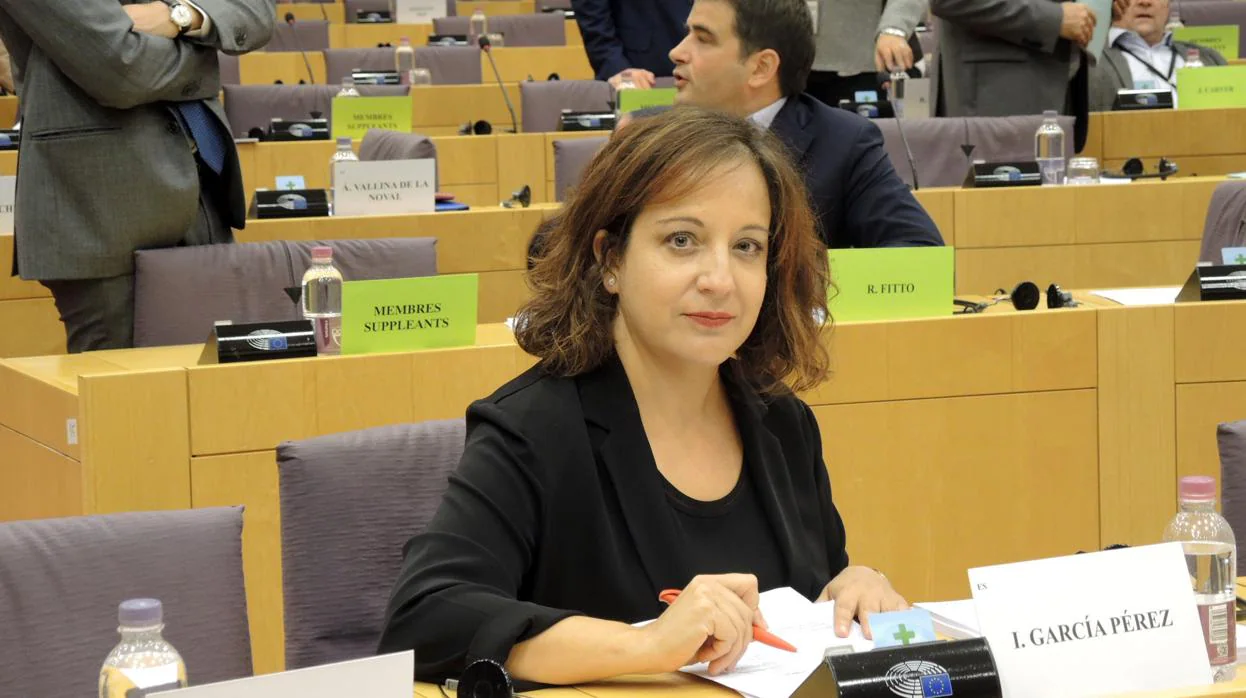 La eurodiputada socialista vallisoletana Iratxe García, una de las encargadas de defender la medida