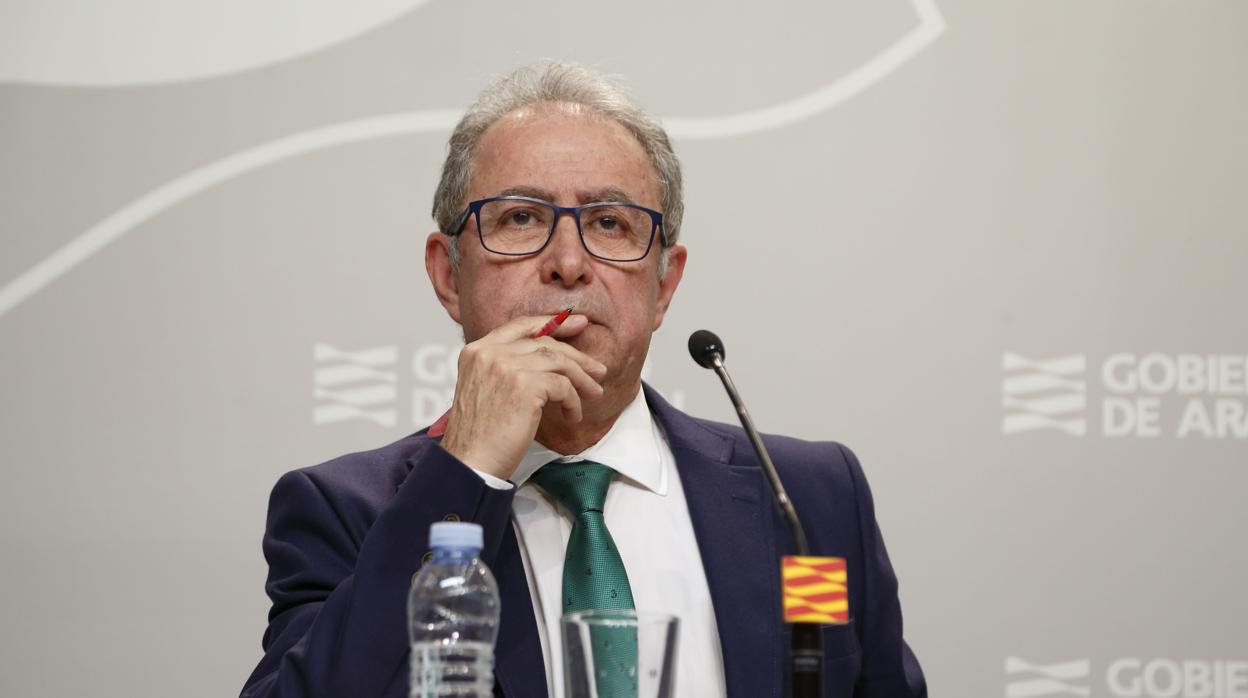 Fernando Gimeno (PSOE), consejero de Hacienda del Gobierno aragonés