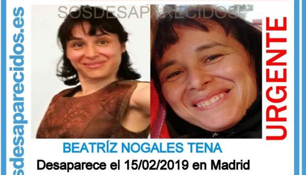 Buscan a una mujer de  39 años desaparecida en Madrid desde el 14 de febrero