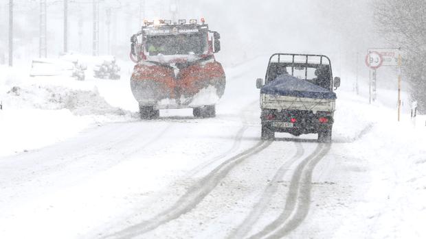 Alerta por nieve en las provincias de León y Zamora para estes lunes