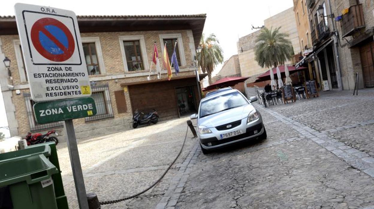 Zona verde en el Casco Histórico