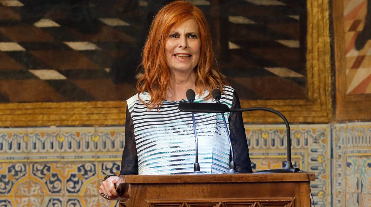 Carmen Alborch, en una imatge d'arxiu en els premis del 9 d'Octubre de 2018