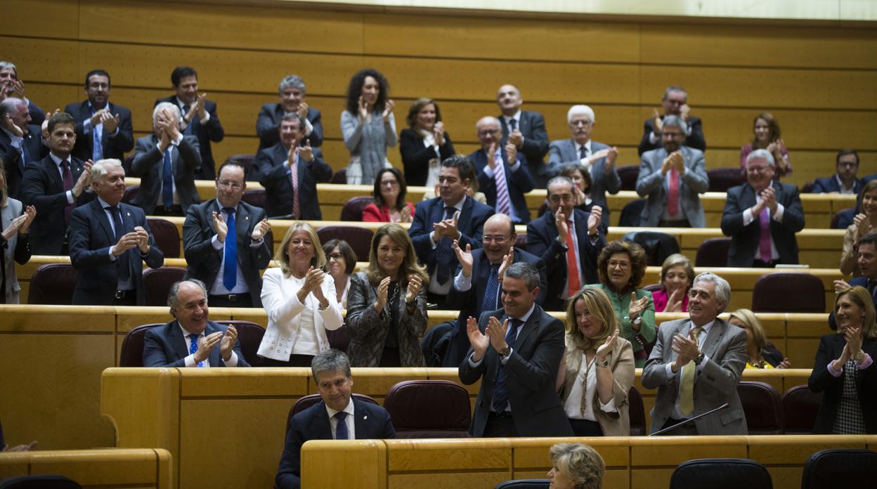 Imagen del Senado este miércoles