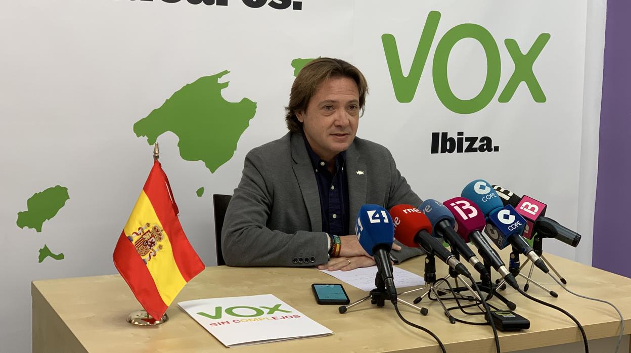 El presidente de Vox en Baleares, Jorge Campos