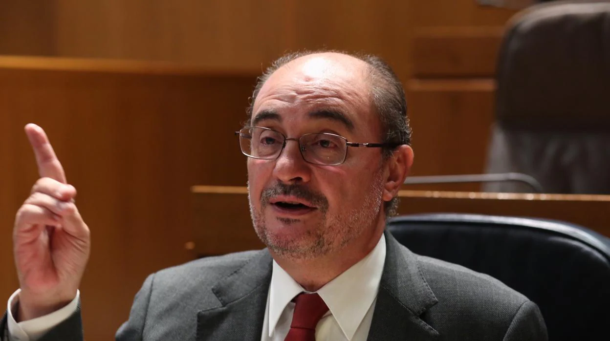 Javier Lambán, presidente de Aragón y candidato a la reelección por el PSOE