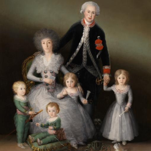 «Los duques de Osuna y sus hijos», de Francisco de Goya