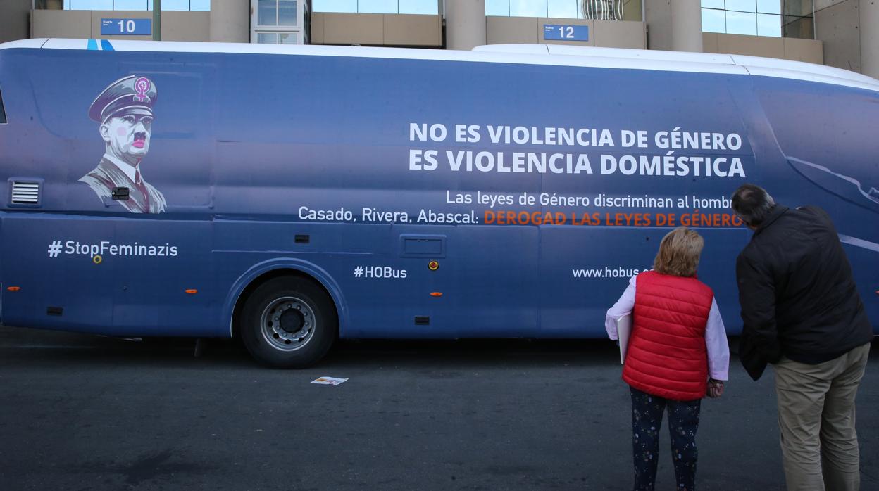 Autobús de HazteOír, en Madrid