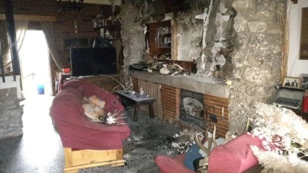 Muere una mujer de 63 años al incendiarse una vivienda en Trillo
