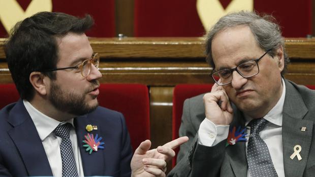 La Generalitat activa el «plan B» ante el fracaso de los presupuestos de Torra