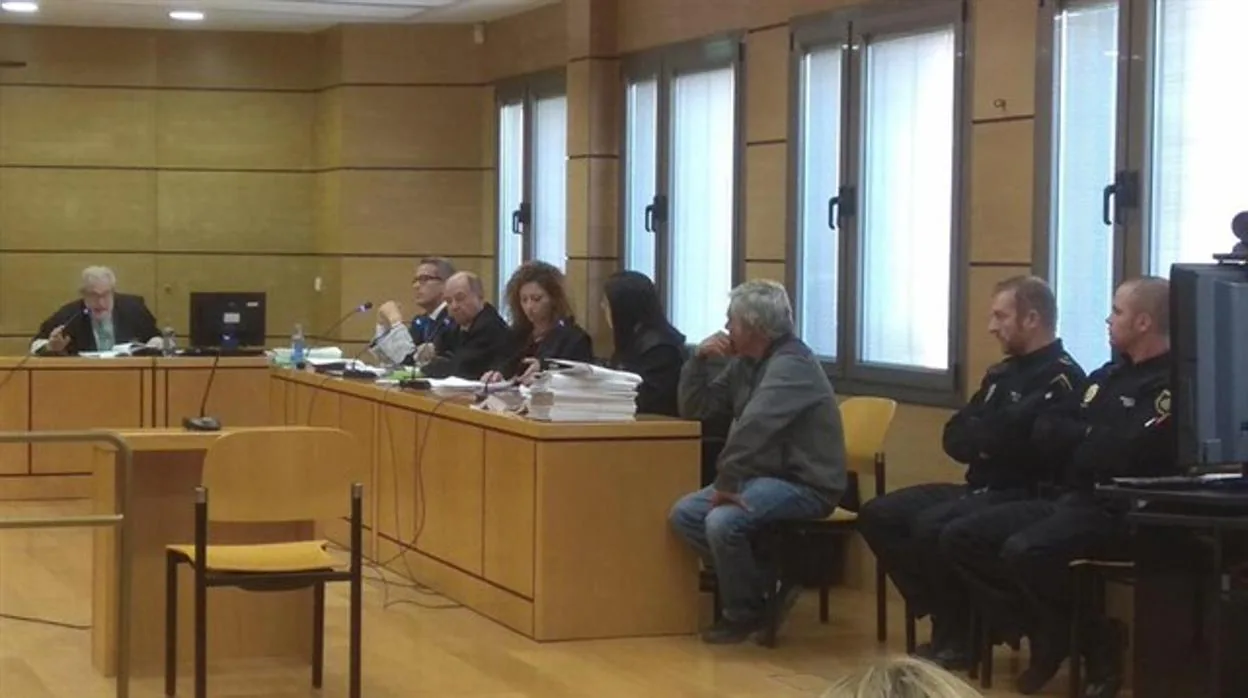 Imagen del juicio que este lunes ha empezado en la Audiencia Provincial de Ciudad Real con jurado popular