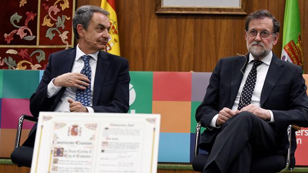 Rajoy y Zapatero coinciden: reformar la Constitución «no es imprescindible»