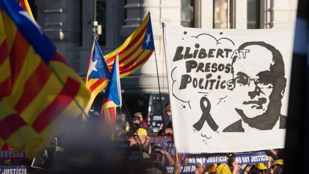 El independentismo presiona al Supremo con su manifestación de Madrid