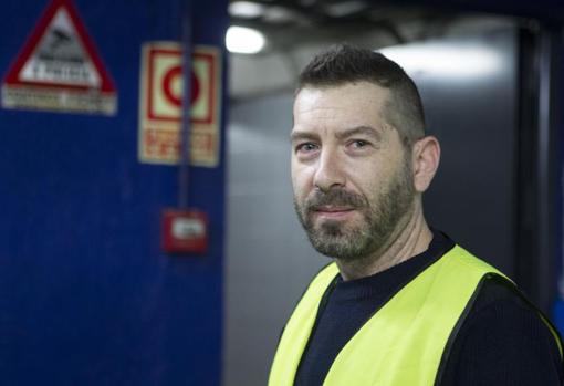 Ezequiel Babiano, trabajador del parking de El Carmen