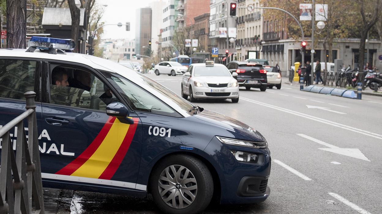 Coche patrulla de la Policía Nacional