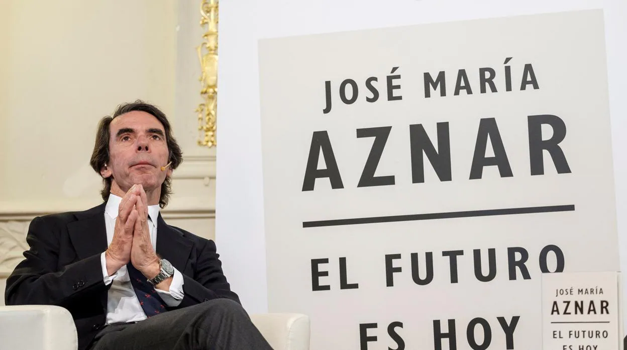 José María Aznar, en la presentación de su libro