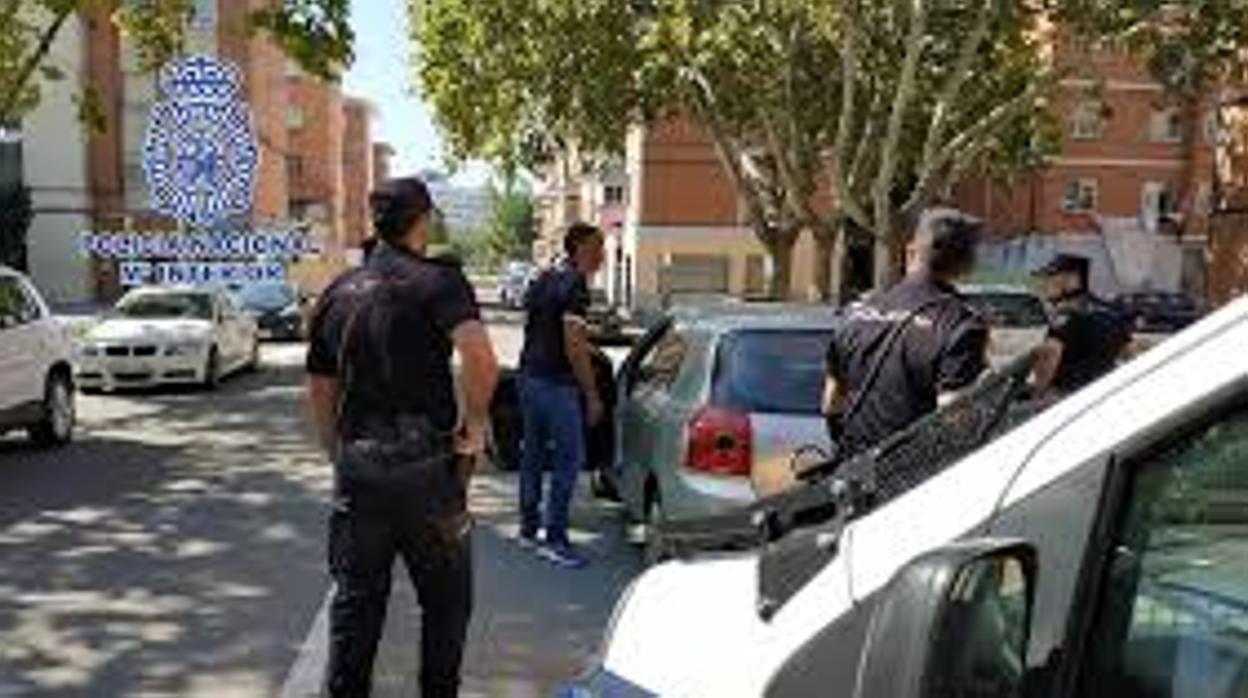 Imagen de archivo de una actuación de la Policía Nacional en Albacete