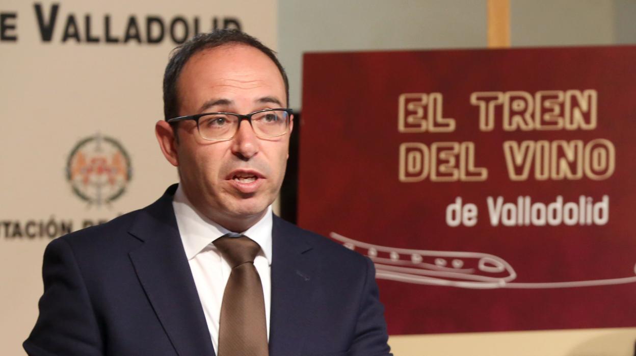 El vicepresidente de la Diputación de Valladolid, Víctor Alonso, en una imagen de archivo