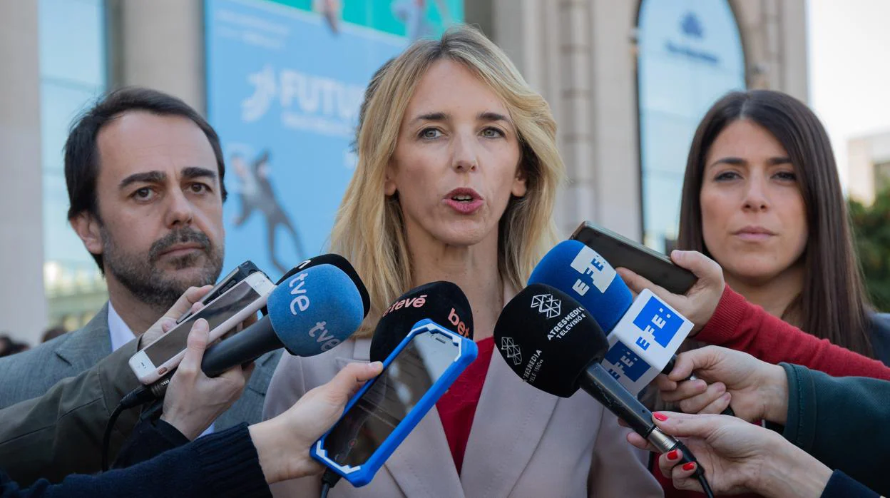 La cabeza de lista del PP por Barcelona a las elecciones generales, Cayetana Álvarez de Toledo