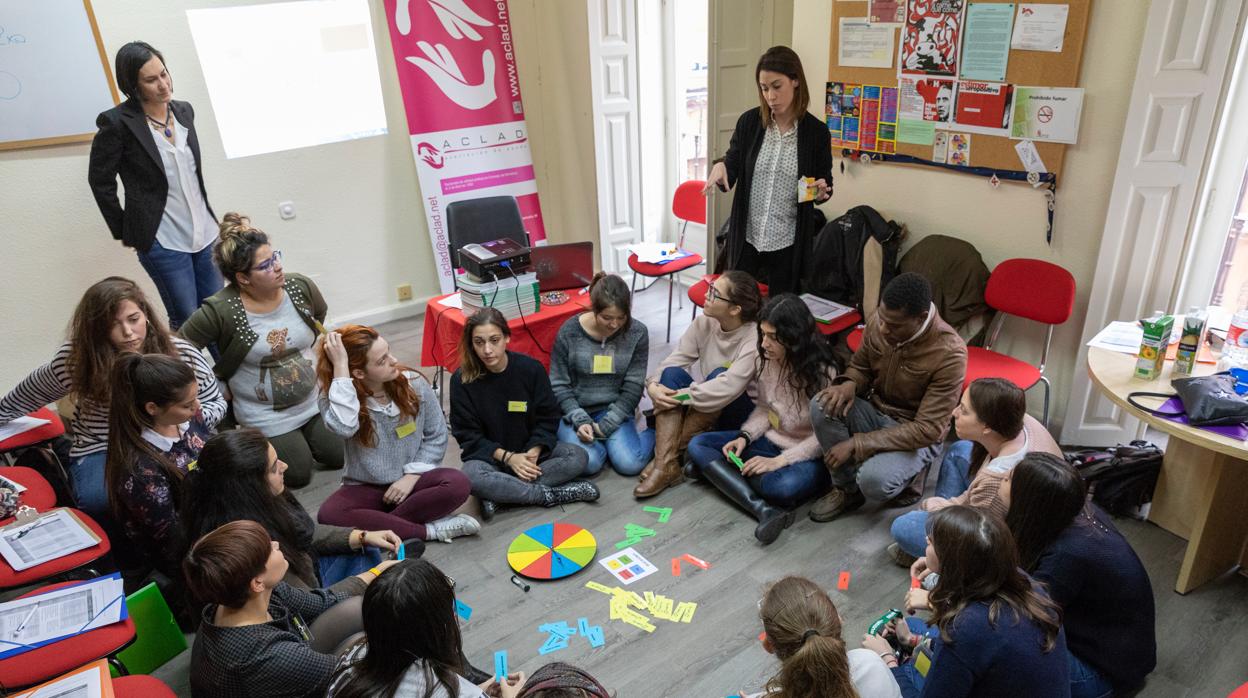 Un curso de monitores celebrado en Aclad en Valladolid