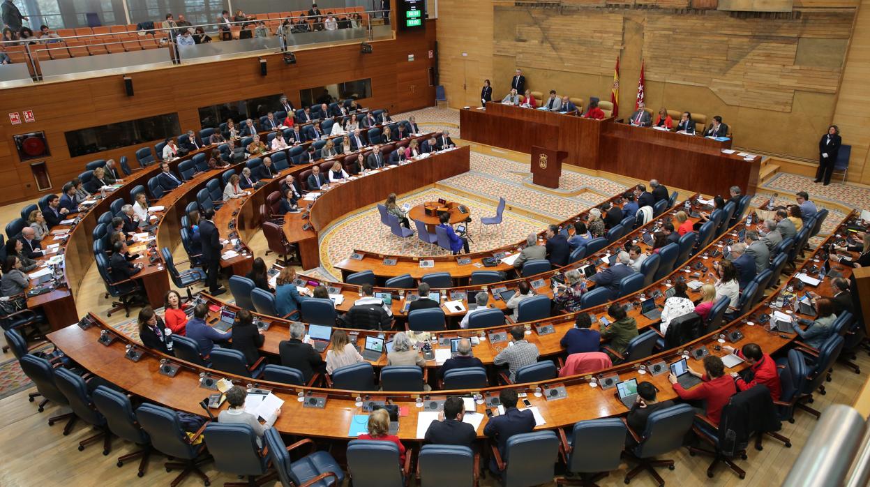 Pleno de la Asamblea de Madrid