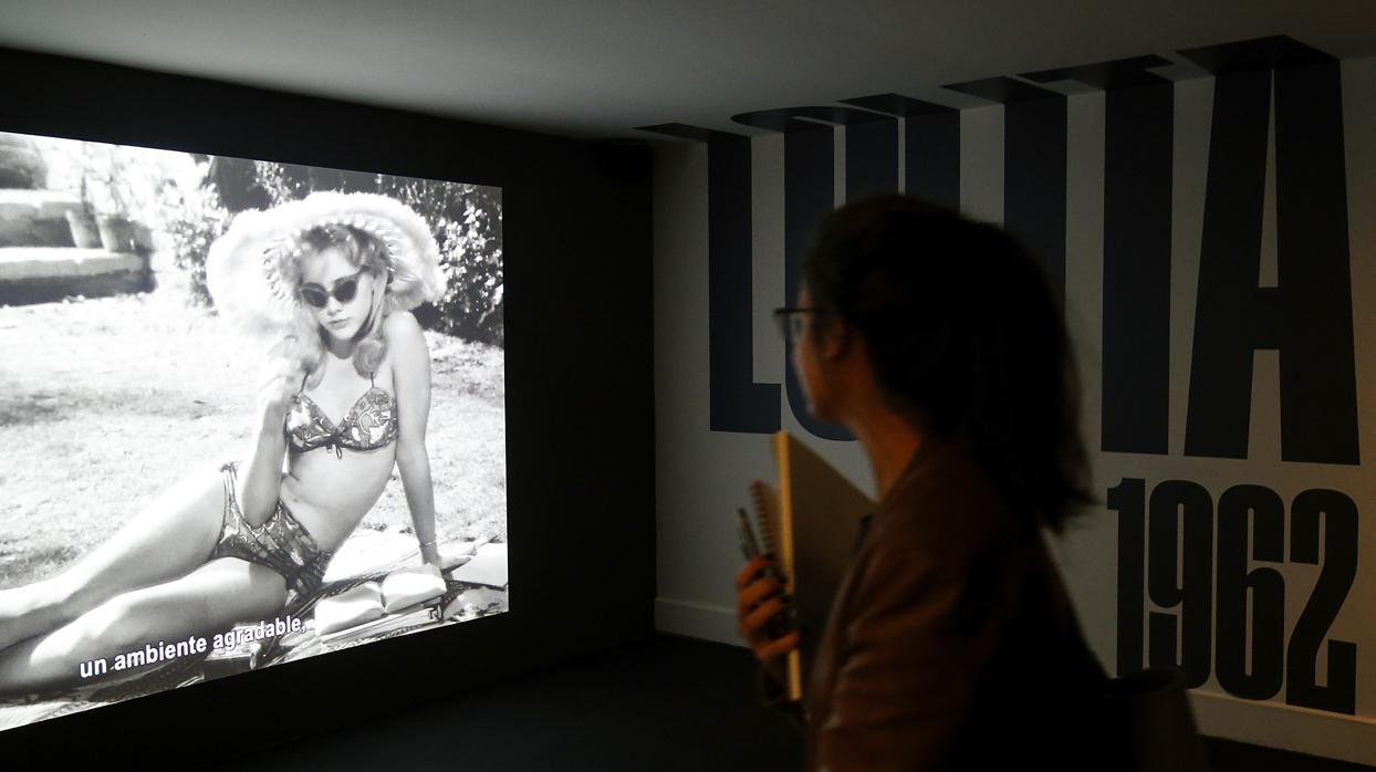 Un detalle de la exposición dedicada a Kubrick