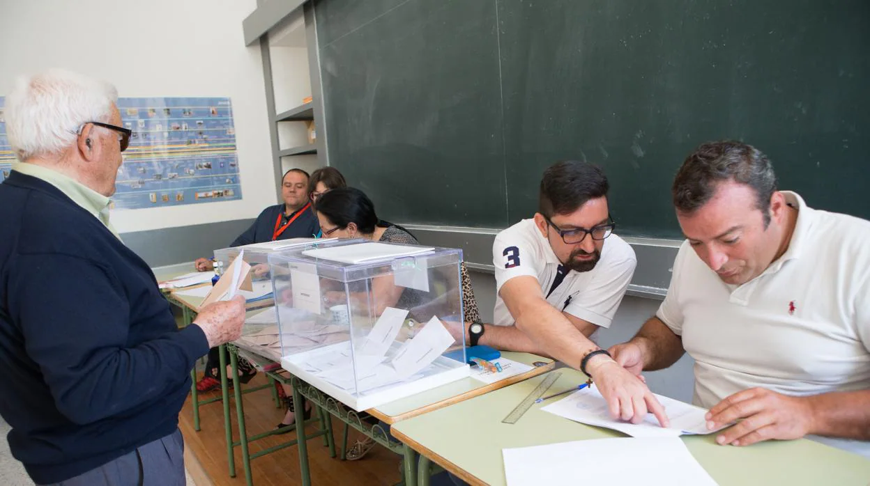 Jornada electoral en Zamora, en una imagen de archivo