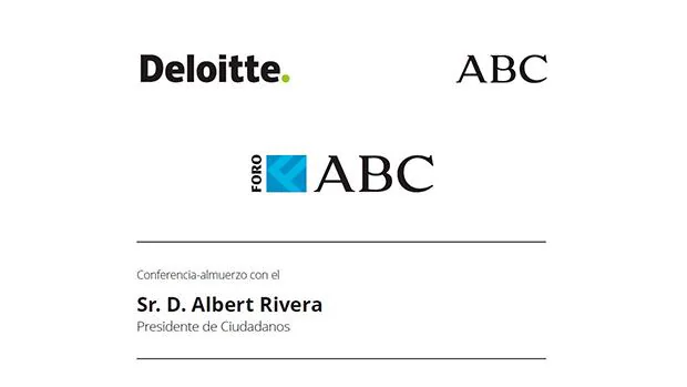 Sigue en vídeo el Foro ABC con Albert Rivera
