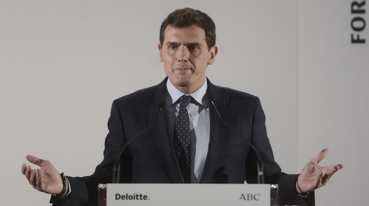 El presidente de Cs, Albert Rivera, interviene en el Foro ABC