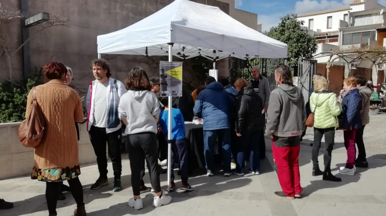 Imagen de las votaciones en el municipio de Artà