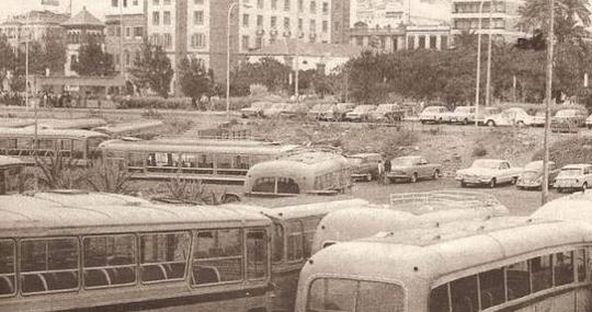 Suelo sobre el que se ubica la estación de guaguas de San Telmo en los años Sesenta