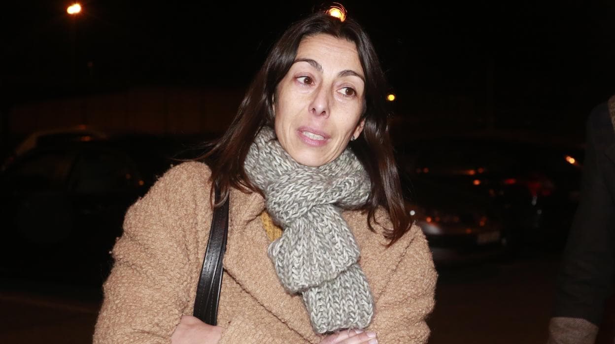 Raquel Grago en su regreso a prisisón en diciembre de 2016
