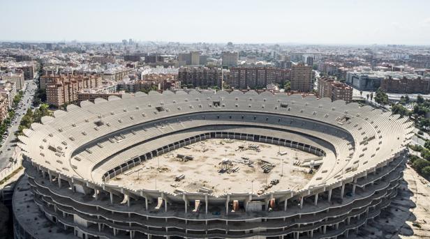 El Valencia vende los terrenos de Mestalla por 113 millones a una cooperativa