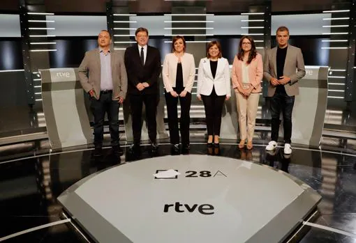 Imagen del debate organizado por RTVE este miércoles
