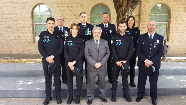 Reconocimientos para el jefe de la Policía Local de Toledo y un subinspector