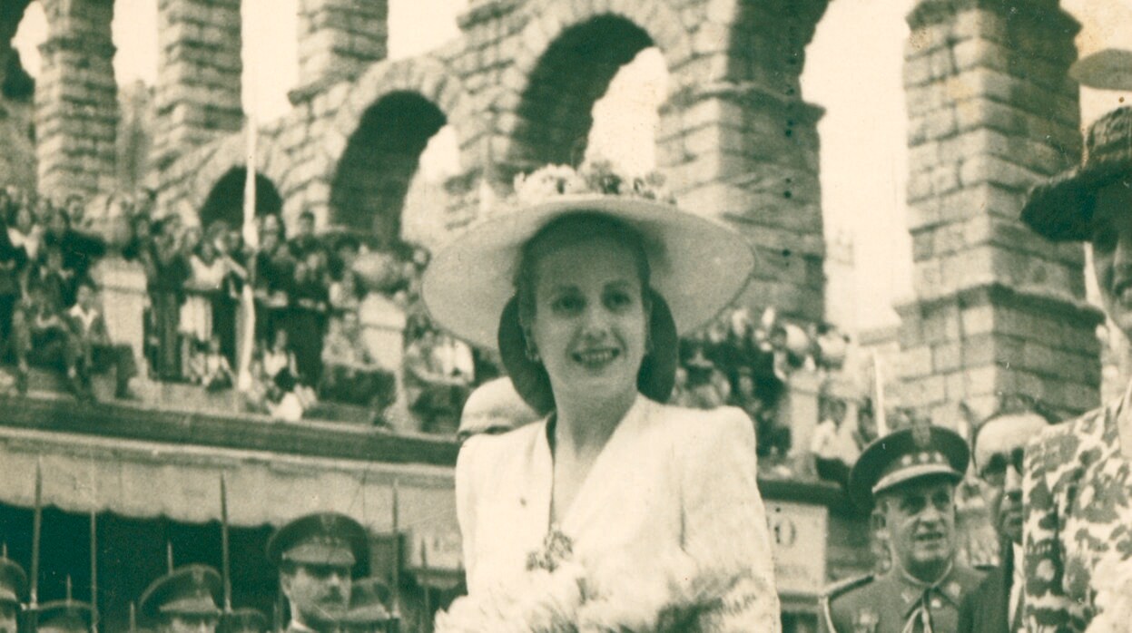 El día que Evita Perón repartió simpatía en Segovia