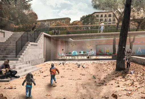 Imagen del proyecto ganador para la remodelación de Plaza de España