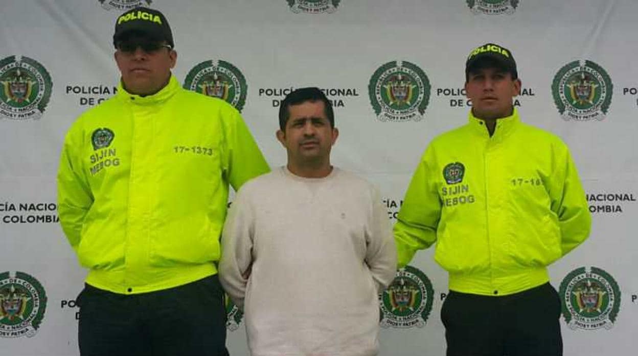 Breiner Augusto Portilla, detenido por la Policía de Colombia cuando pretendía salir de Bogotá para llegar a Guatemala