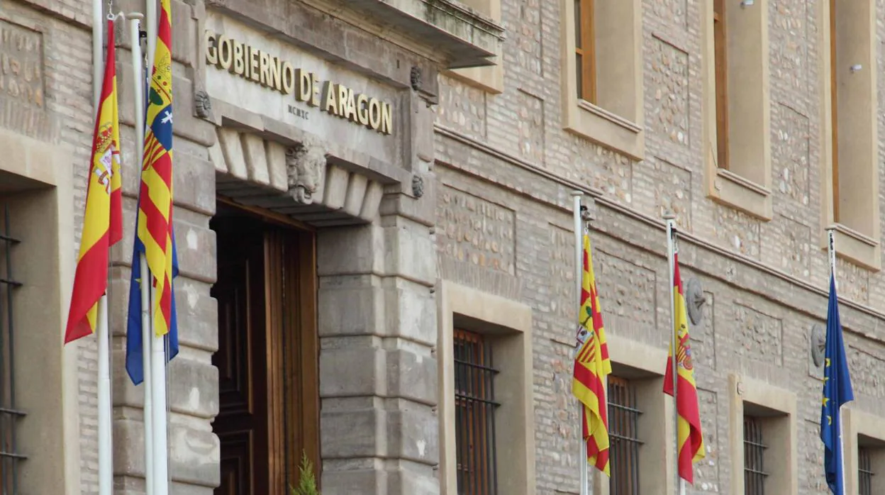 Sede de la Presidencia del Gobierno aragonés, en el zaragozano Edificio Pignatelli