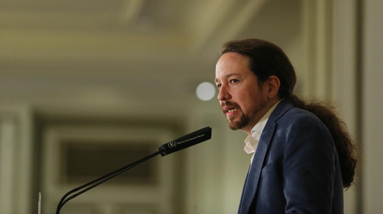 Pablo Iglesias, secretario general de Podemos