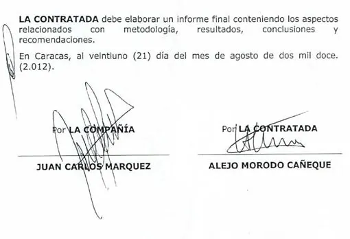 Alejo Morodo firmaba en nombre del despacho madrileño y de la sociedad panameña