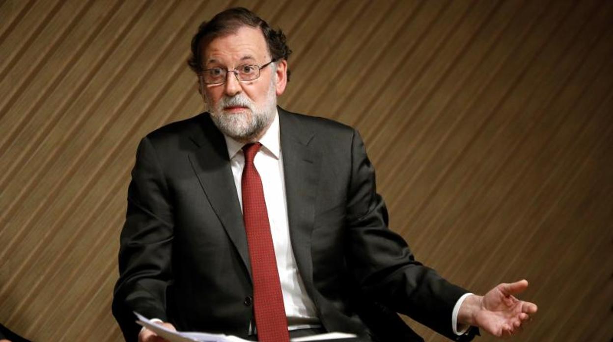 Mariano Rajoy, durante la presentación