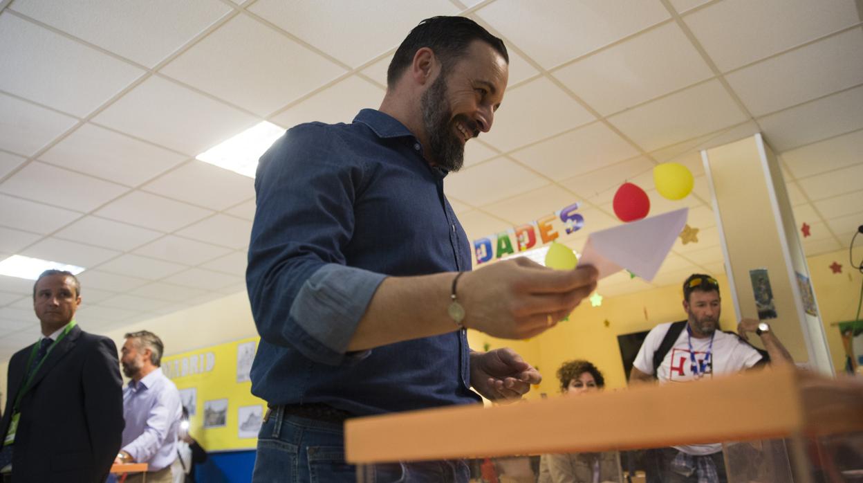 Abascal, en en el Colegio Público Pinar del Rey, en Madrid.