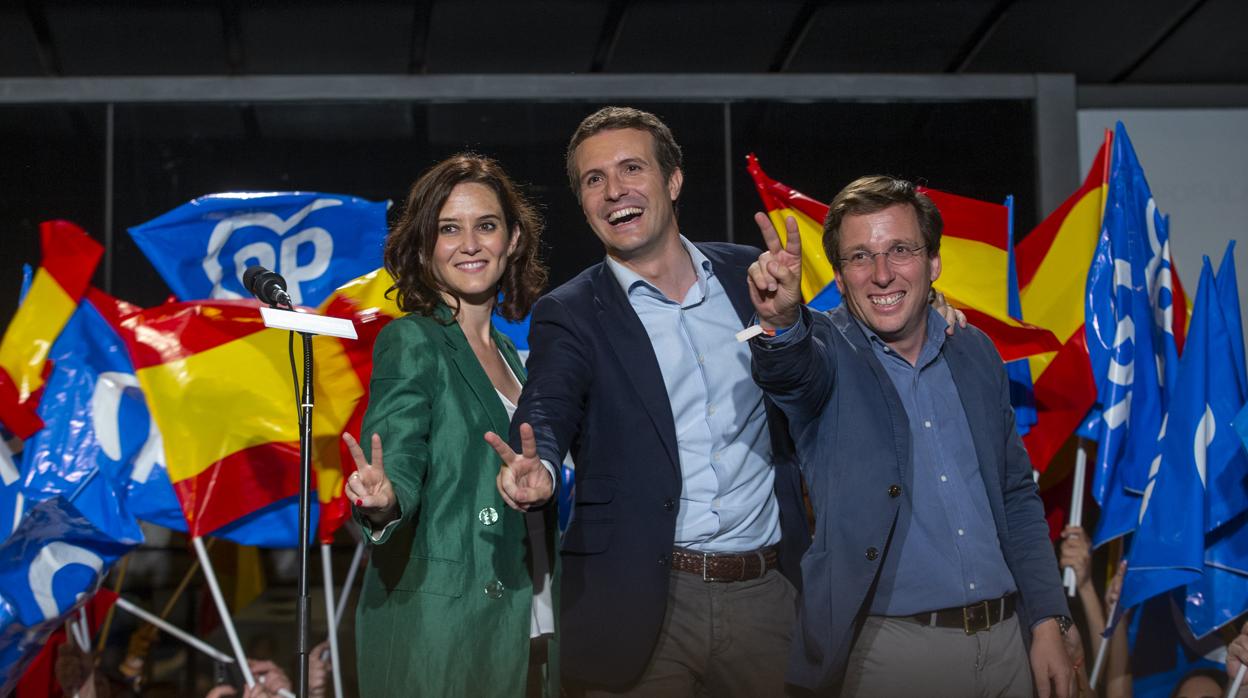 Elecciones Madrid 2019, el PP celebra el resultado de las elecciones