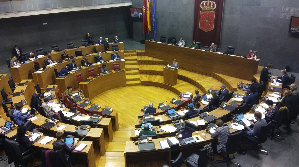 Un pleno del Parlamento de Navarra